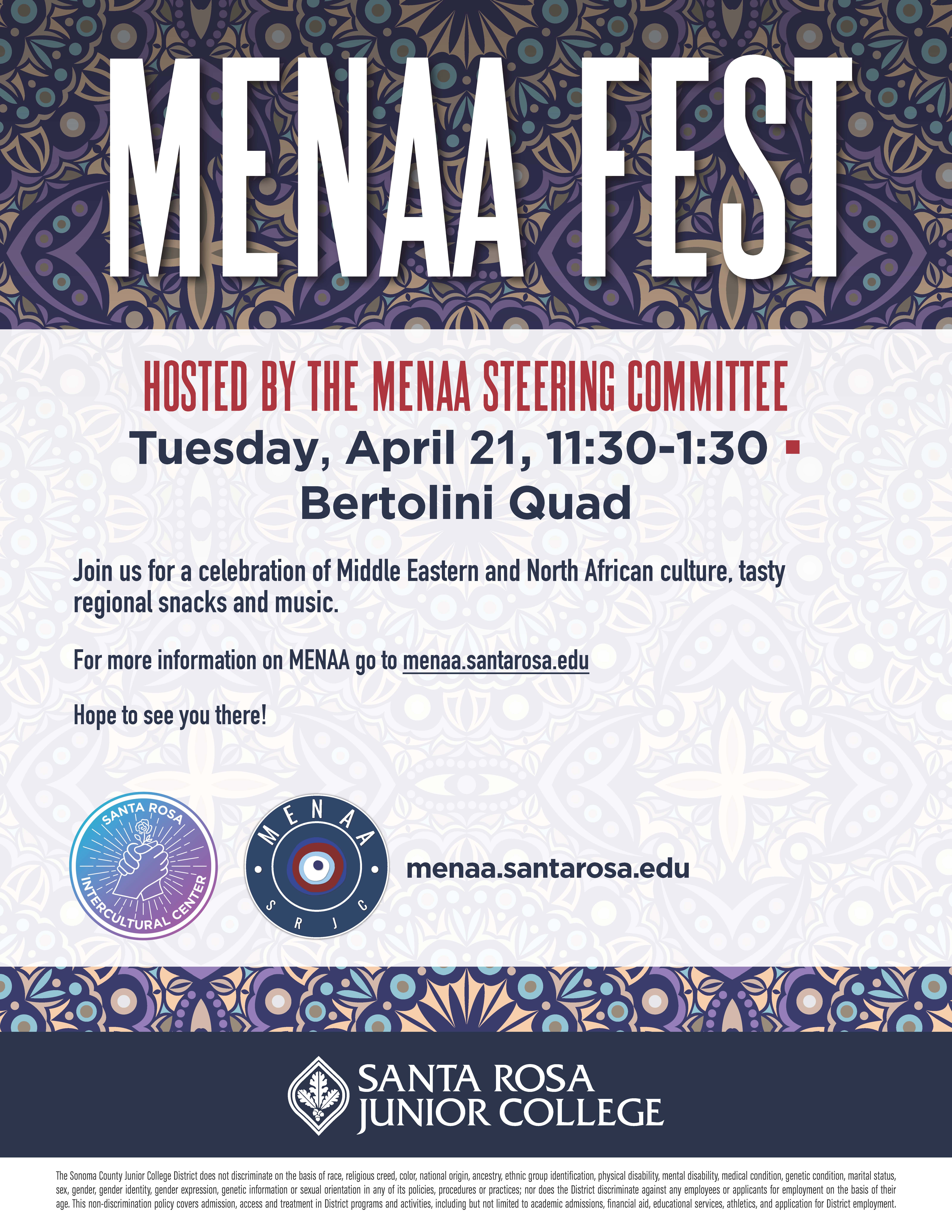 MENAA Fest 2026 Flyer